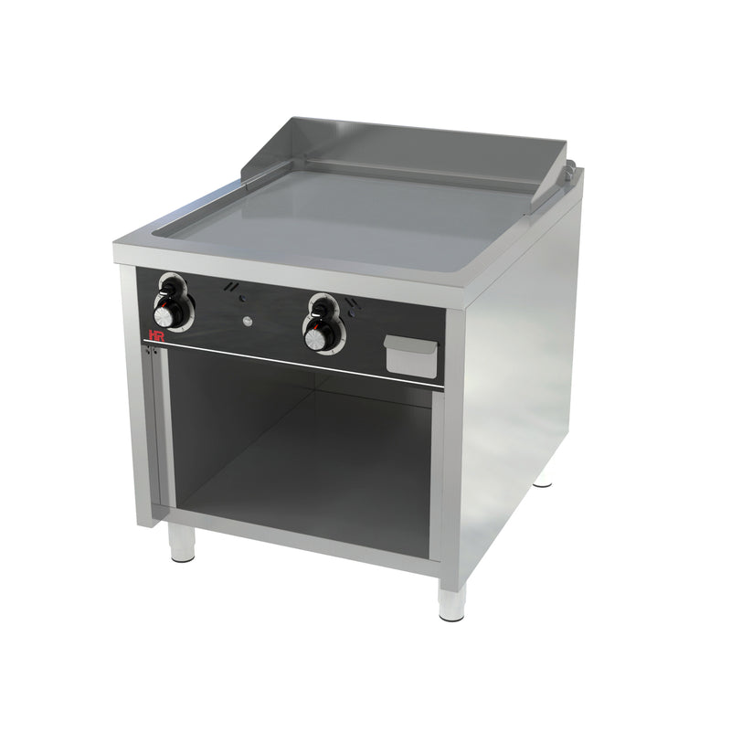 HR FAINCA Frytop chrome 800 Série 900 sur placard - vue avant