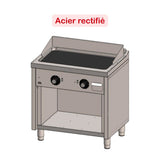 HR FAINCA Fry top électrique 800 sur placard 600 rectifié - fiche technique