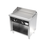 HR FAINCA Fry top électrique 800 sur placard 600 rectifié - vue avant