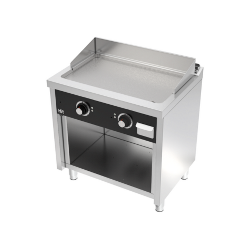 HR FAINCA Fry top électrique 800 sur placard 600 rectifié - vue avant