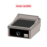 HR FAINCA Fry top électrique 600 á poser  750 acier rectifié - fiche technique