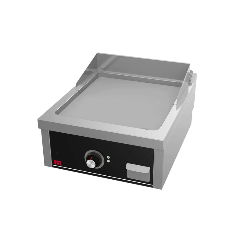 HR FAINCA Fry top électrique 600 á poser  750 acier rectifié - vue avant