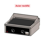 HR FAINCA Fry top électrique 800 á poser  750 acier rectifié - fiche technique