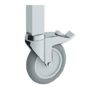 ERATOS Roulettes pour table inox - vue avant