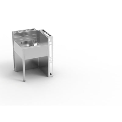 ERATOS Bar Lynx module d'angle avec évier - vue avant