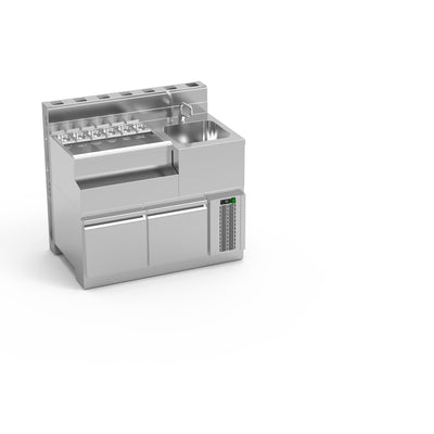 ERATOS Bar Lynx module réfrigéré avec évier - vue avant