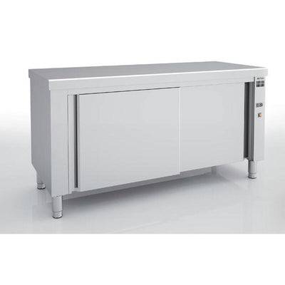ERATOS Meuble chaud en inox - vue avant