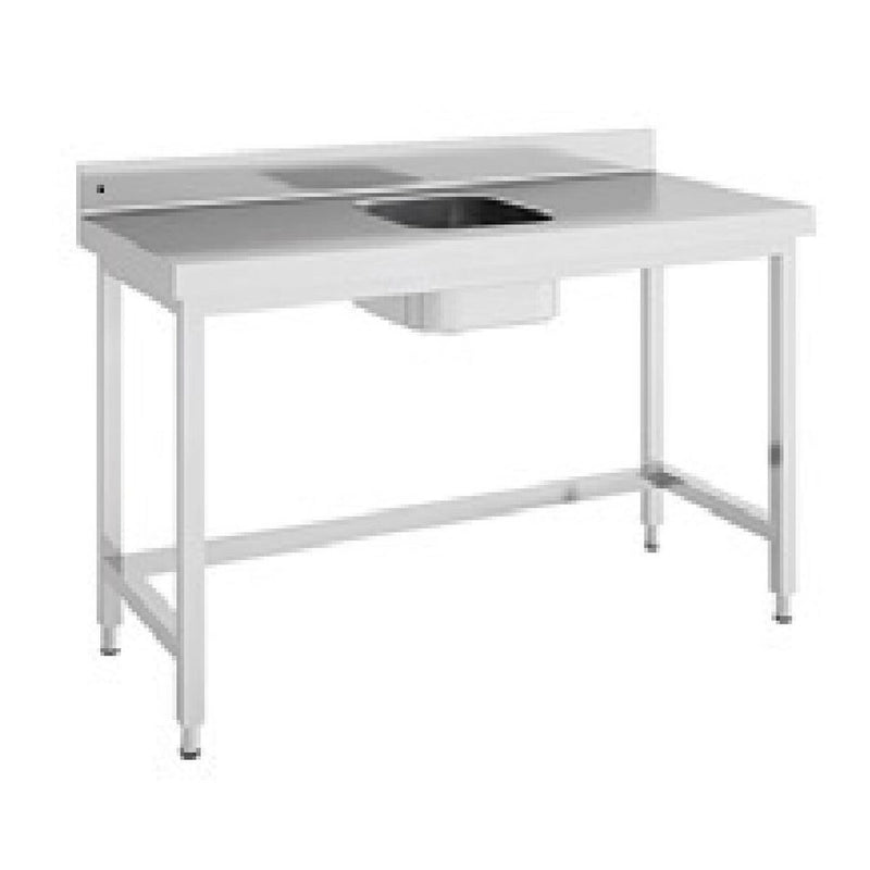 ERATOS Table de chef série 700 en inox - vue avant