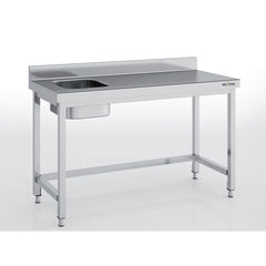 ERATOS Table de chef série 700 en inox - vue avant