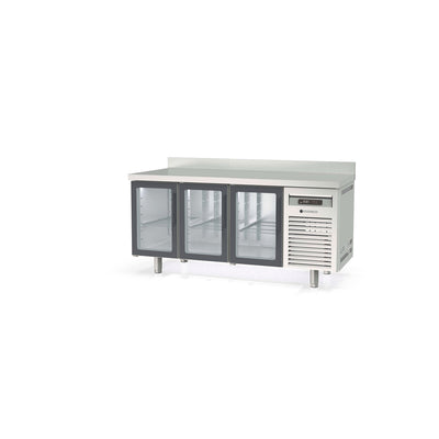 CORECO Meuble 700 négatif - 3 portes vitrées - vue avant