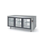 CORECO Meuble 800 négatif sans groupe 3 portes vitrées - vue avant