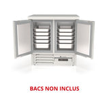 CORECO Meuble compact 700 positif - 2 portes pleines - vue intérieure