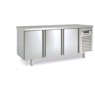 CORECO Meuble 700 positif traversant - 3+3 portes pleines - vue avant