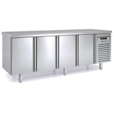 CORECO Meuble 700 positif traversant - 4+4 portes pleines - vue avant