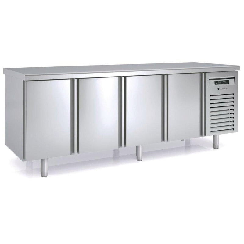 CORECO Meuble 700 positif traversant - 4+4 portes pleines - vue avant