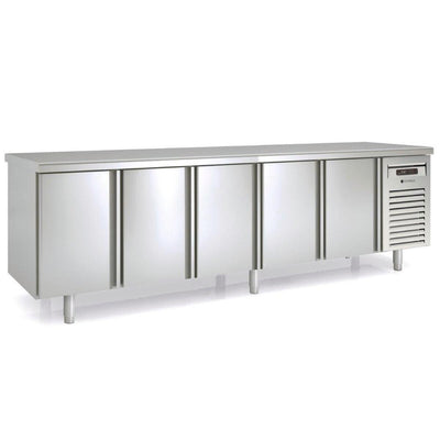 CORECO Meuble 700 positif traversant - 5+5 portes pleines - vue avant