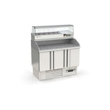 CORECO Meuble pizza compact 700 positif - 3 portes - vue intérieure