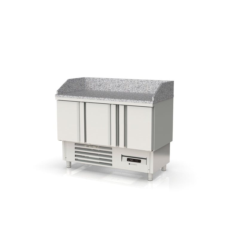 CORECO Meuble pizza compact 700 positif - 3 portes - vue avant