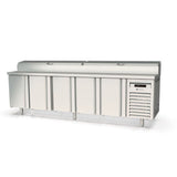 CORECO Meuble de préparation 700 positif - 5 portes - vue avant