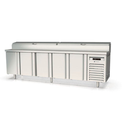 CORECO Meuble de préparation 700 positif - 5 portes - vue avant