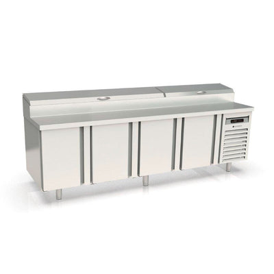CORECO Meuble de préparation 800 positif - 4 portes - vue avant