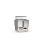 CORECO Meuble saladette 700 positif - 2 portes - vue avant