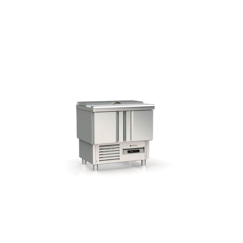 CORECO Meuble saladette 700 positif - 2 portes - vue avant