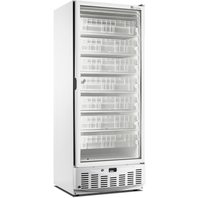 MARECOS Armoire négative GN2/1 + 600x400 - Porte vitrée - vue avant