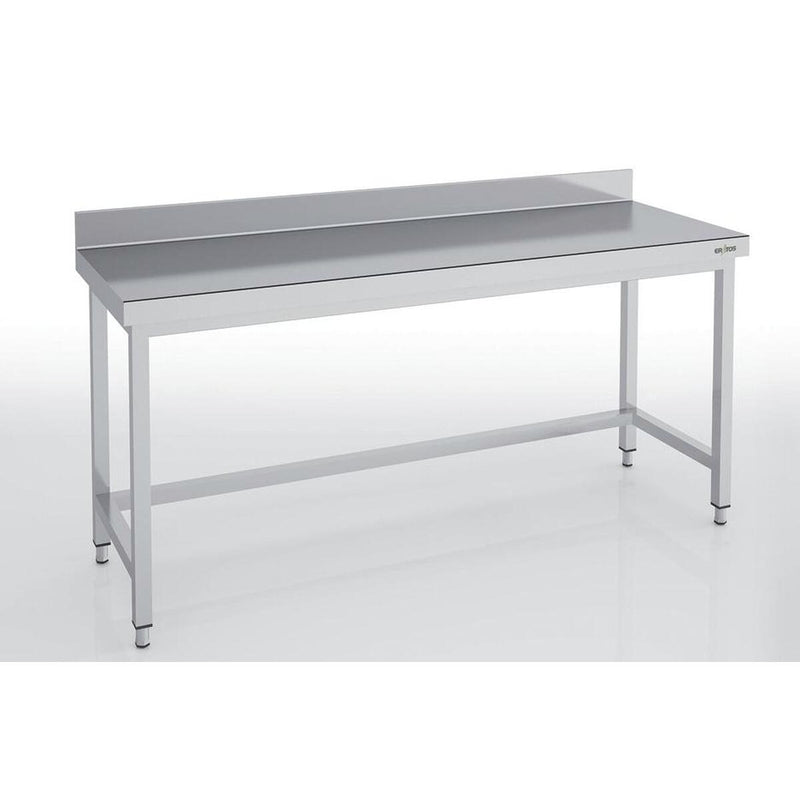 ERATOS Table adossée série 700 en inox - vue avant