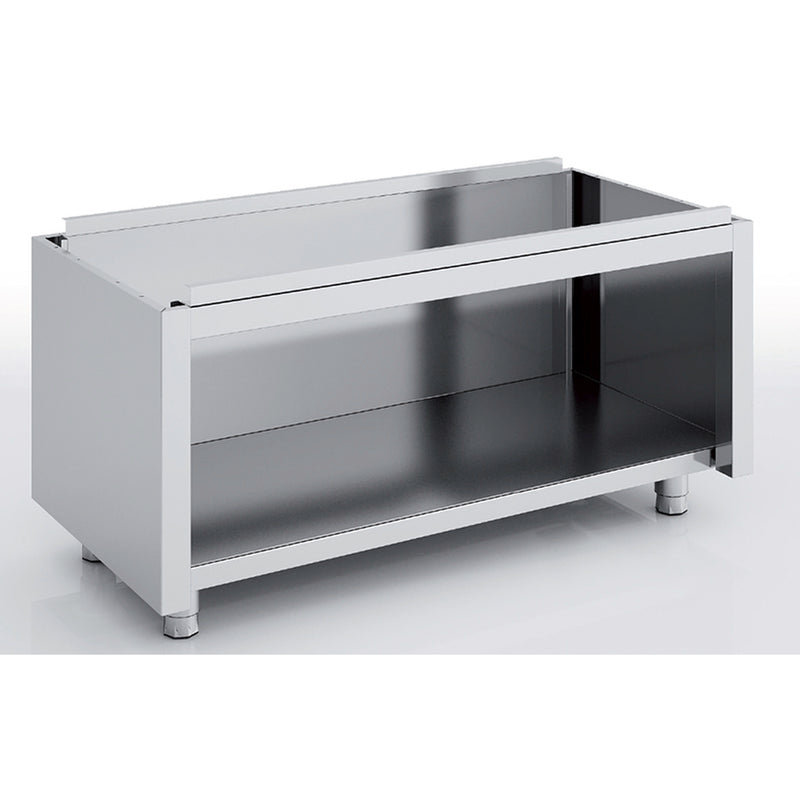 ERATOS Meuble neutre en inox - Côté ouvert - vue avant