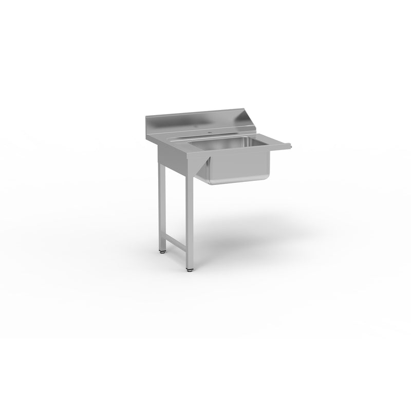 ERATOS Table de pré lavage avec bac - vue avant