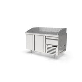 CORECO Meuble pizza 700 positif - 2 portes - vue avant