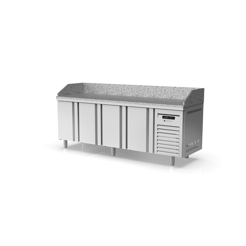 CORECO Meuble pizza 700 positif - 4 portes - vue avant