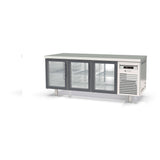 CORECO Meuble 800 positif - 3 portes vitrées - vue avant
