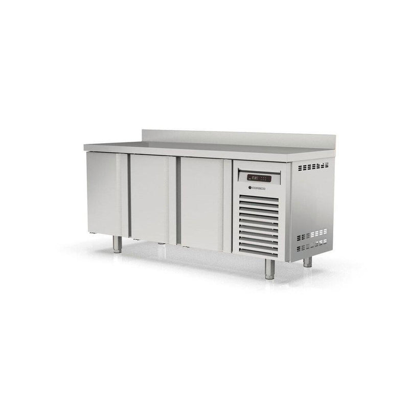 CORECO Meuble avec évier 600 positif - 3 portes pleines - vue avant