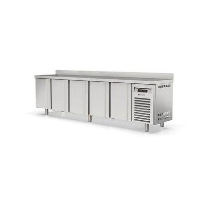 CORECO Meuble avec évier 600 positif - 5 portes pleines - vue avant