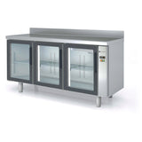 CORECO Meuble 600 positif sans groupe 3 p. vitrées - vue avant
