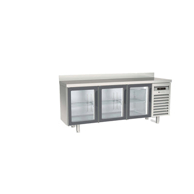 CORECO Meuble 600 positif - 3 portes vitrées - vue avant