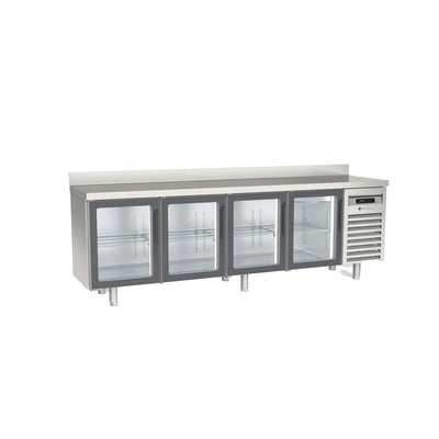 CORECO Meuble 600 positif - 4 portes vitrées - vue avant