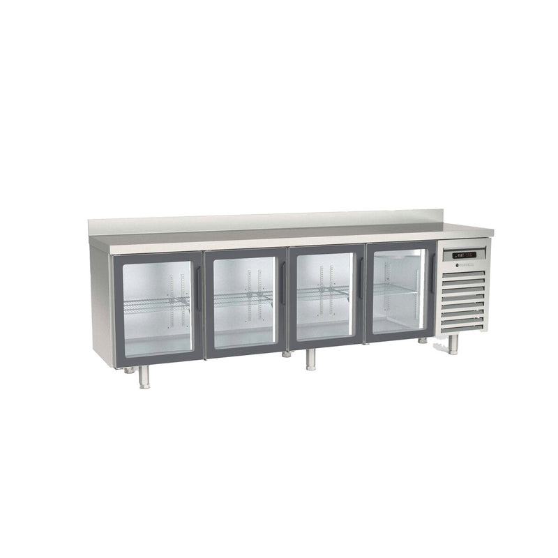 CORECO Meuble 600 positif - 4 portes vitrées - vue avant