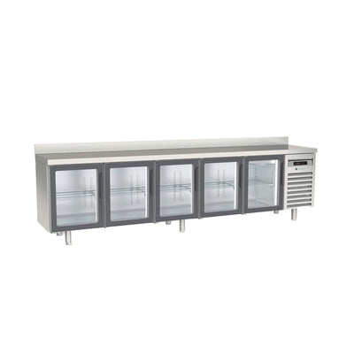 CORECO Meuble 600 positif - 5 portes vitrées - vue avant