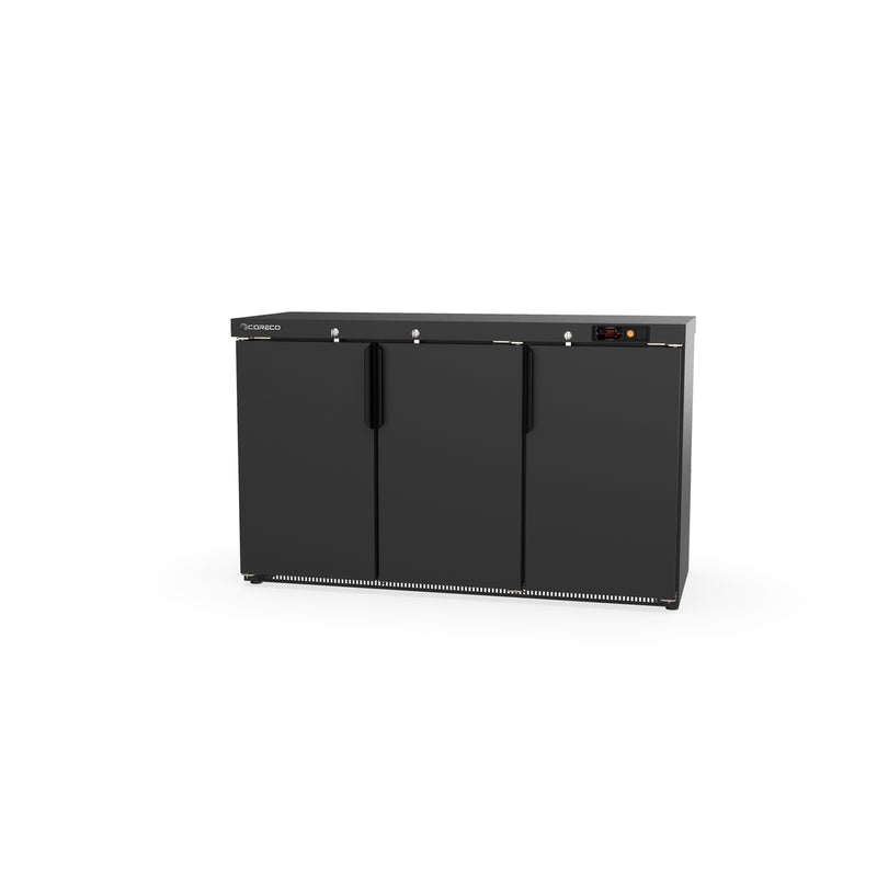 CORECO Arrière-bar positif H.850 3 p. pleines battantes - vue avant