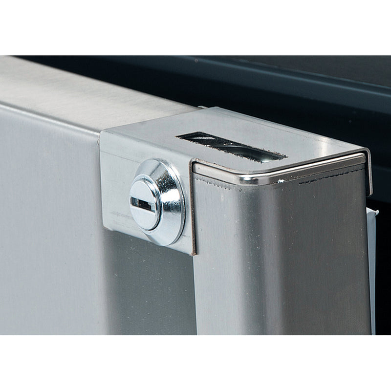 ERATOS Serrure pour meuble inox - vue avant