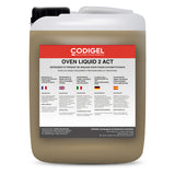 CODIGEL Détergent et produit de rinçage 2en1 pour fours autonettoyants - Conditionnement: bidon de 10KG - vue avant