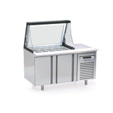 CORECO Meuble salade-bar 800 - 2 portes pleines - vue intérieure