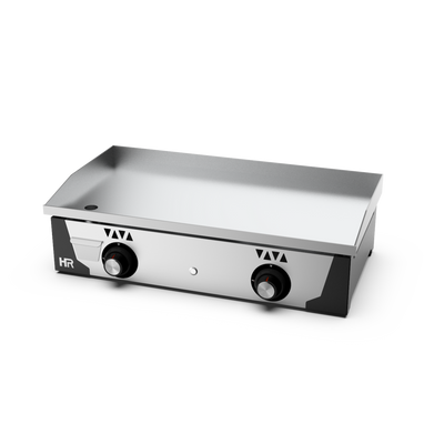 HR FAINCA Plancha gaz 15 mm - Revêtement chrome - vue avant