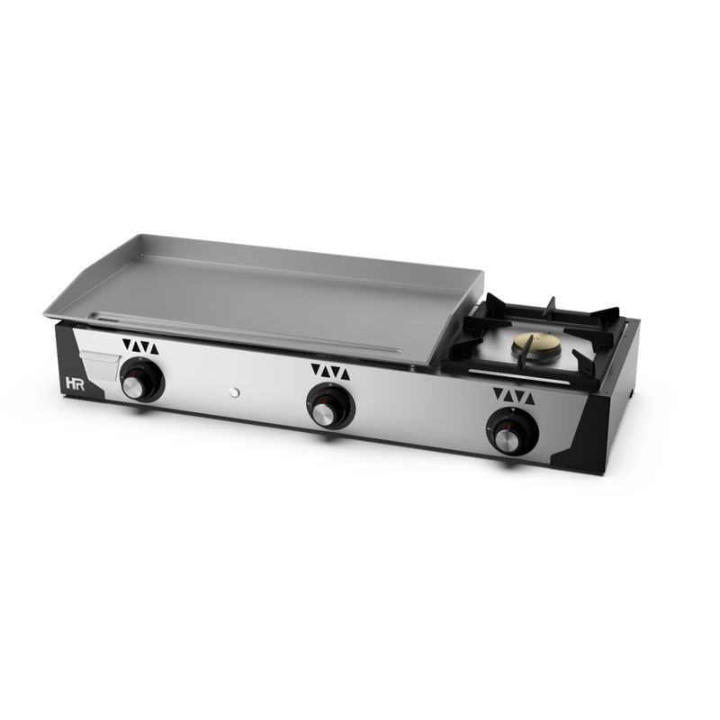 HR FAINCA Plancha gaz 6 mm + réchaud - vue avant