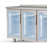 CORECO Meuble 700 positif S-Line - 2 portes vitrées - vue intérieure