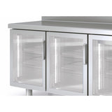 CORECO Meuble 600 positif - 3 portes vitrées - vue intérieure