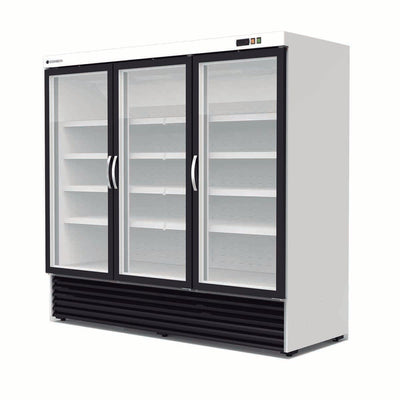 CORECO Armoire minimarket négative 3 portes - vue avant